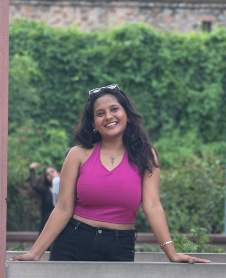 Riya smiling